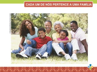 ©Shutterstock/Monkey/BusinessImages
CADA UM DE NÓS PERTENCE A UMA FAMÍLIA
 