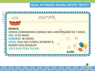 QUAL A FUNÇÃO SOCIAL DESTE TEXTO?
JulianaMedeirosdeAlbuquerque
 