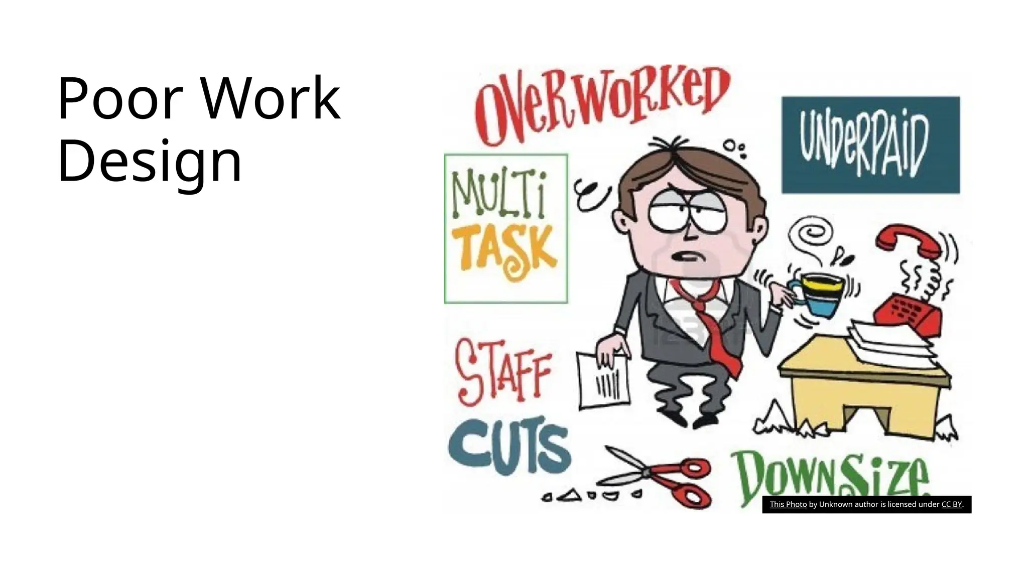 Poor Work
Design
This Photo by Unknown author is licensed under CC BY.
 