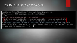 CONTOH DEPENDENCIES
 