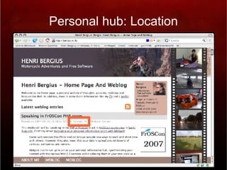 Personal hub: Location 