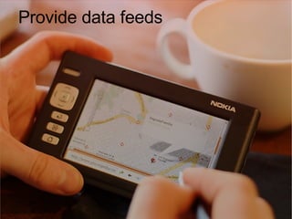 Provide data feeds 