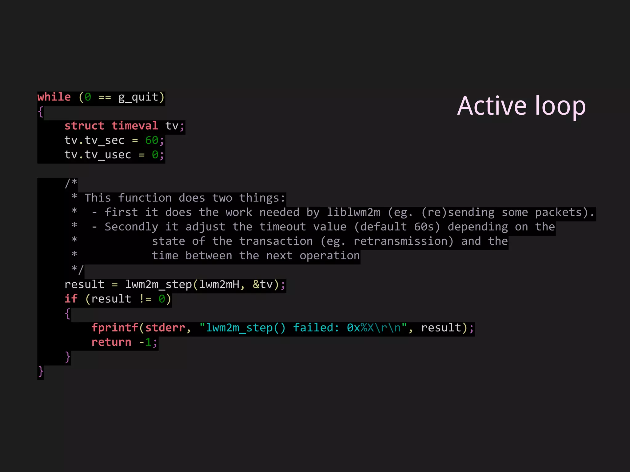 Next?
Device initiated bootstrap
More examples:
https://github.com/kartben/Wakaama-mbed
Server?
Block transfer?
 