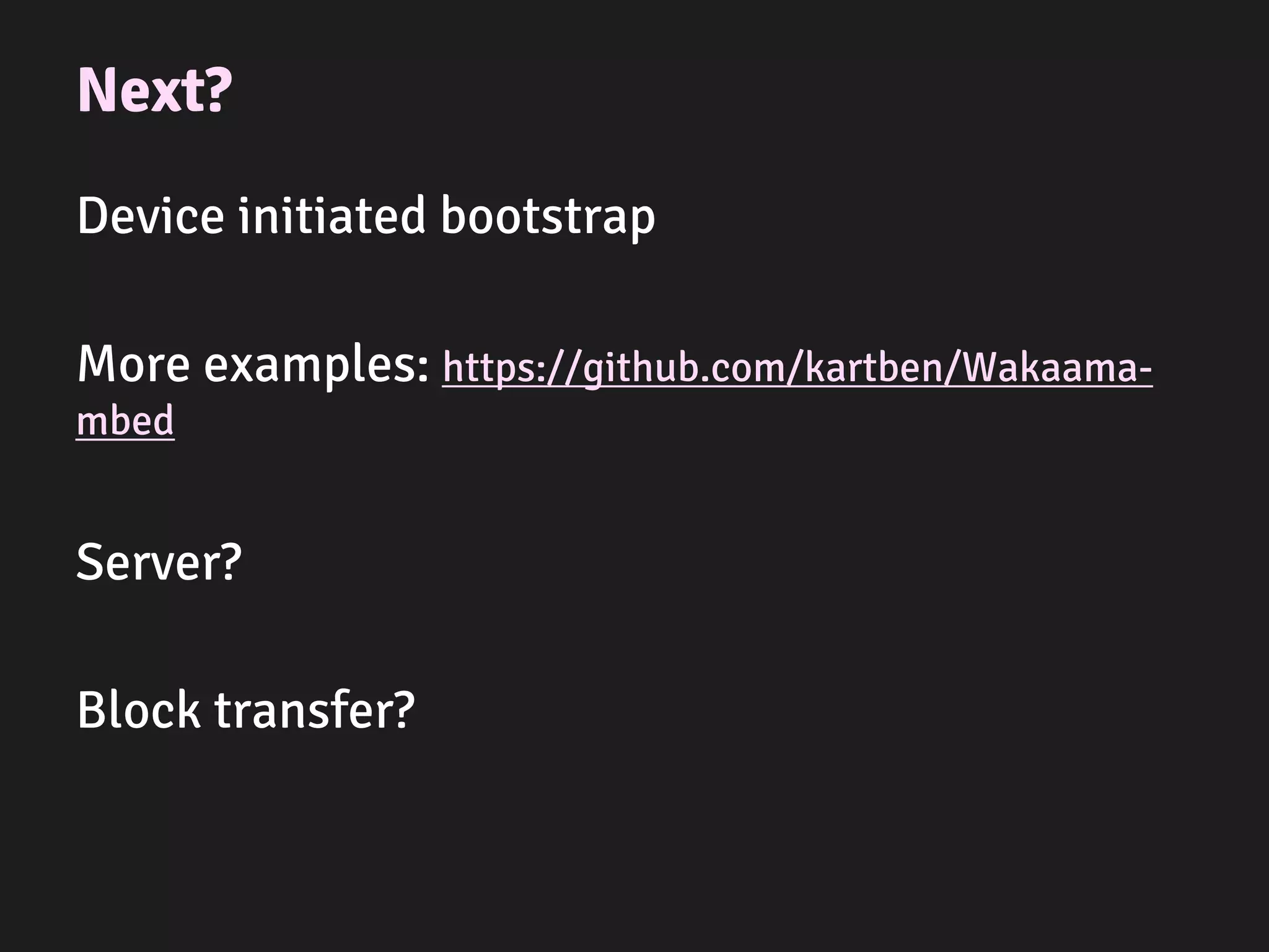 Hack it into real devices!
… DEMO TIME!
 