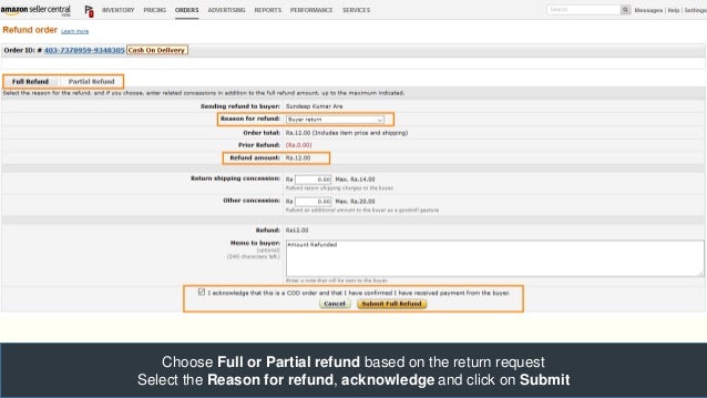 Manage Amazon Seller Central Commision Payments Seller Support An