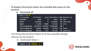 Manage Basic Storage in RHEL - RHCSA (RH134).pdf