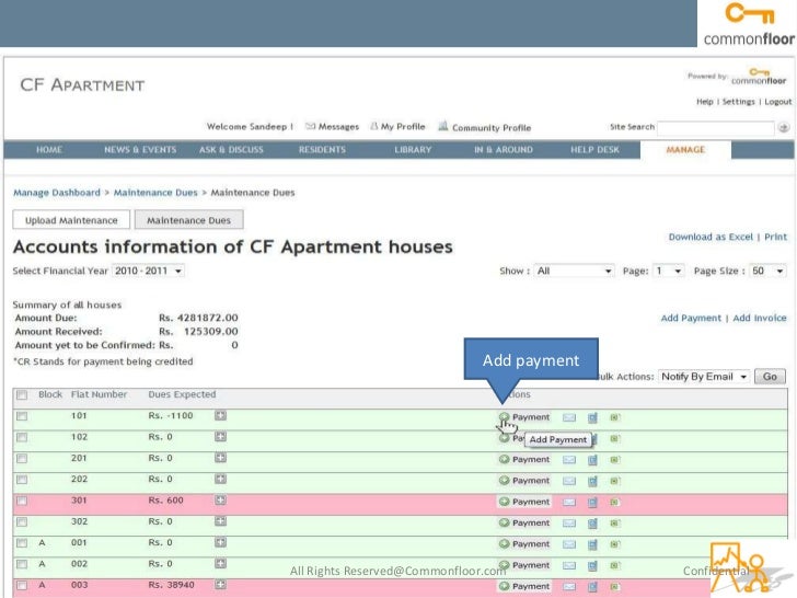how to use maintenance tracker