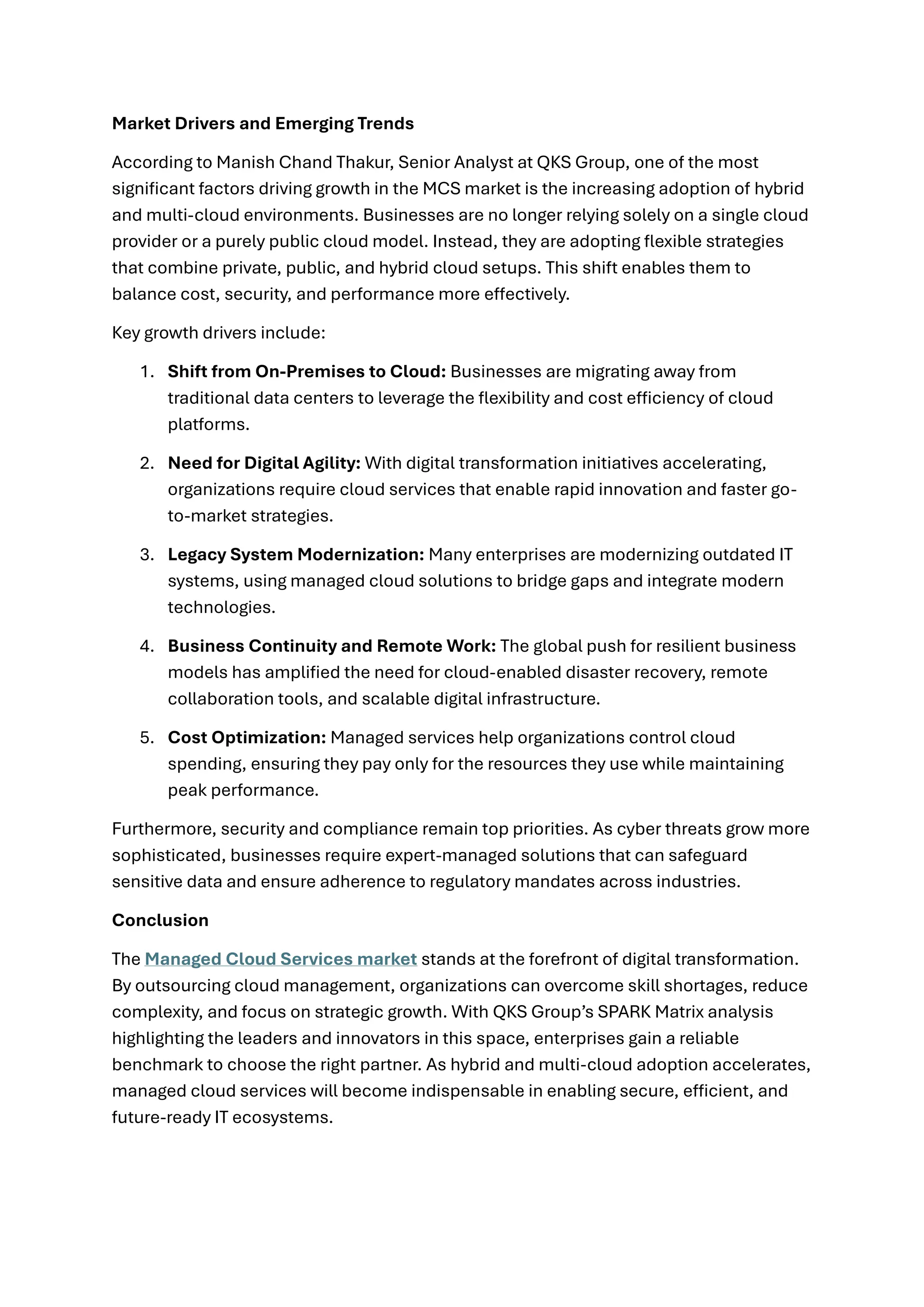 SPARK Matrix™: Managed Cloud Services Q4 2024 – Who’s Ahead in the ...