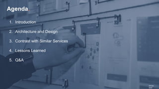 IPPON 2020
IPPON 2019
Agenda.
1. Introduction
2. Architecture and Design
3. Contrast with Similar Services
4. Lessons Learned
5. Q&A
IPPON
2020
 