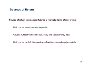 Managed Futures Presentation