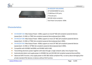 Managed gigabit PoE Switch | PDF