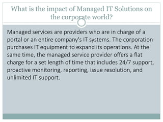 Managed IT Solution - Gant Systems