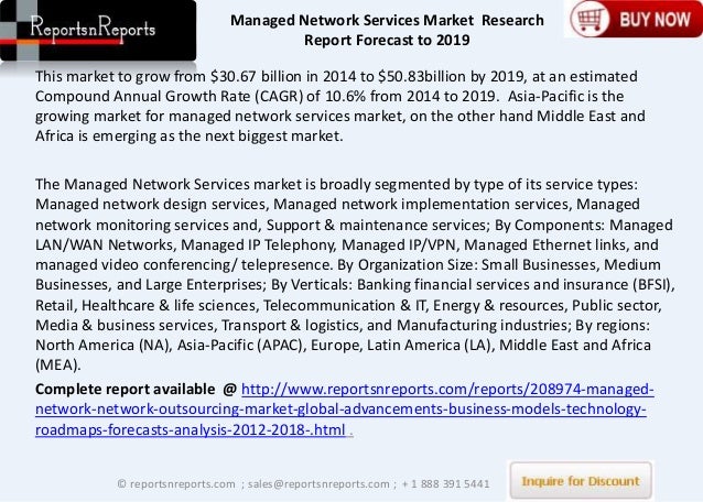 Global Managed Network Services Market Grow at CAGR of 10