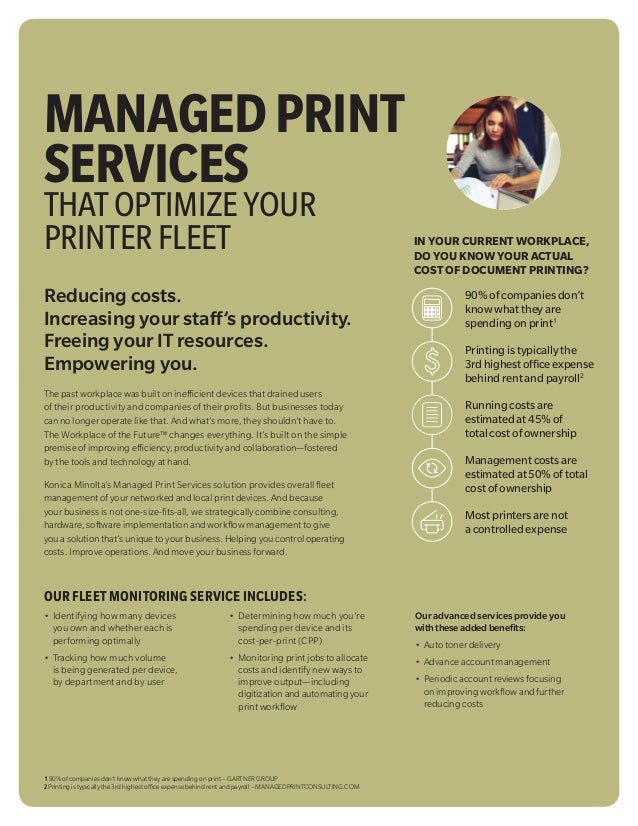 managed print services gartner