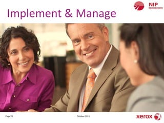 Implement & Manage




Page 28     October 2011
 