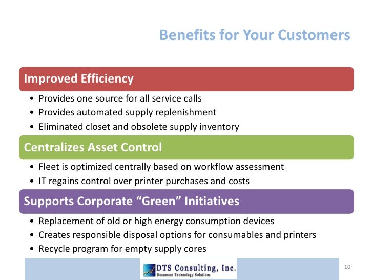 managed print services benefits
