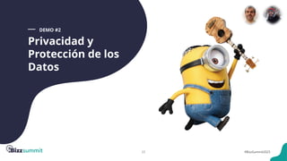 25 #BizzSummit2025
Privacidad y
Protección de los
Datos
DEMO #2
 