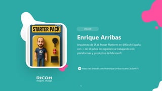 5 #BizzSummit2025
5 #BizzSummit2025
5
Enrique Arribas
SPEAKER
Arquitecto de IA & Power Platform en @Ricoh España
con + de 10 Años de experiencia trabajando con
plataformas y productos de Microsoft
https://es.linkedin.com/in/enrique-arribas-bueno-2b3b4975
 