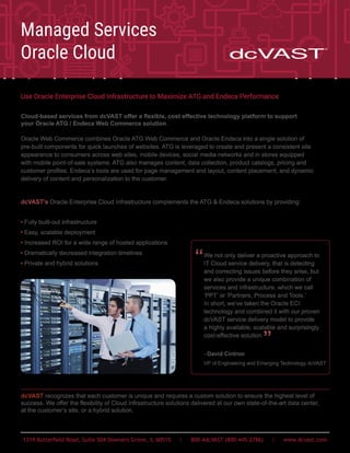 Managed Services Oracle Cloud | PDF | Cloud Computing | Internet