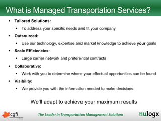 Managed Transportation Services | PPTX
