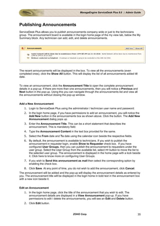ManageEngine ServiceDesk Plus Admin Guide | PDF