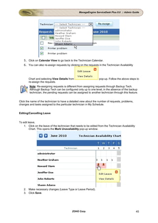 ManageEngine ServiceDesk Plus Admin Guide | PDF