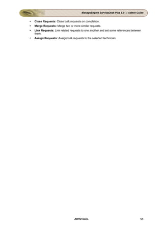 ManageEngine ServiceDesk Plus Admin Guide | PDF