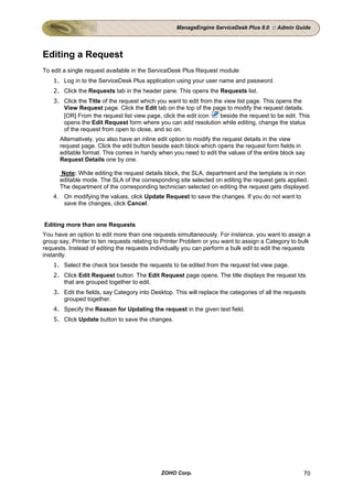 ManageEngine ServiceDesk Plus Admin Guide | PDF