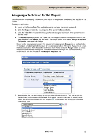 ManageEngine ServiceDesk Plus Admin Guide | PDF