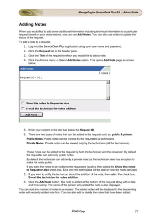 ManageEngine ServiceDesk Plus Admin Guide | PDF