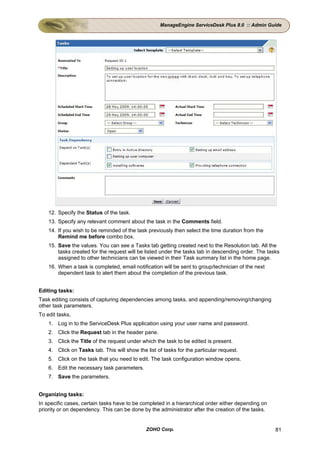 ManageEngine ServiceDesk Plus Admin Guide | PDF