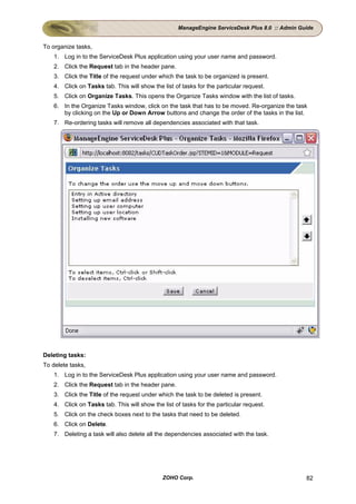 ManageEngine ServiceDesk Plus Admin Guide | PDF