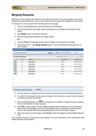 ManageEngine ServiceDesk Plus Admin Guide | PDF