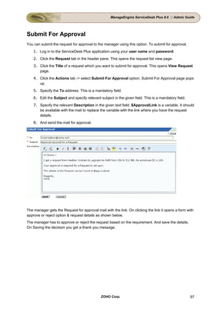 ManageEngine ServiceDesk Plus Admin Guide | PDF