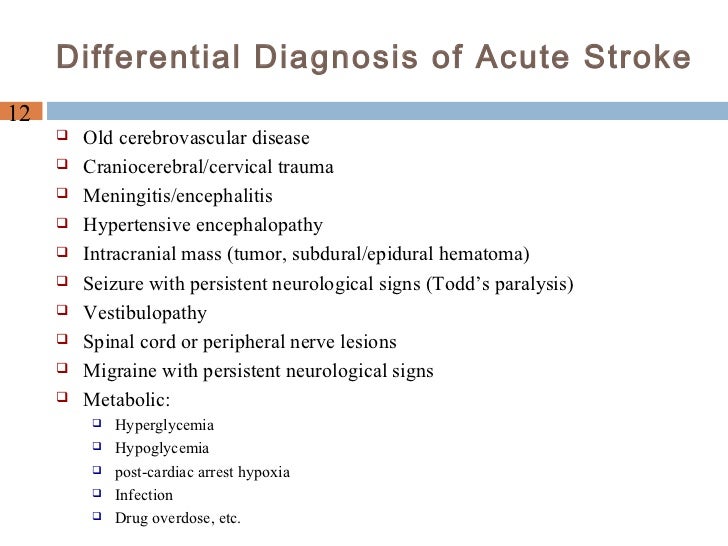 Manage ischemic stroke pts