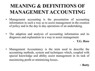 Management Accounting