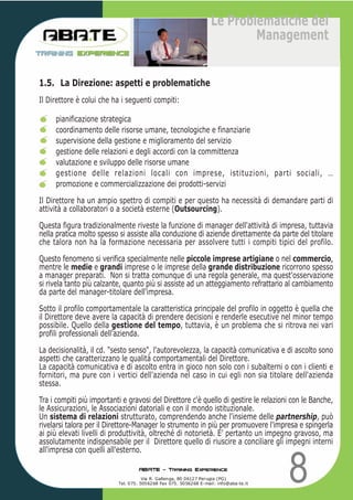 Le Problematiche del Management | PDF