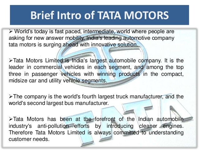 an introduction to the history of the tata group company Company history - tata motors: the sanand plant was inaugurated by tata group chairman ratan tata and gujarat chief minister narendra modi. an introduction to the history of the tata group company Company history - tata motors: the sanand plant was inaugurated by tata group chairman ratan tata and gujarat chief minister narendra modi.