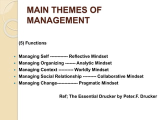 General Management | PPTX