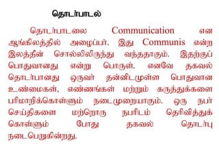 njhlh;ghly;
njhlh;ghliy Communication vd
Mq;fpyj;jpy; miog;gh;. ,J Communis vd;w
,yj;jPd; nrhy;ypypUe;J te;jjhFk;. ,jw;Fg;
nghJthdJ vd;W nghUs;. vdNt jfty;
njhlh;ghdJ xUth; jd;dplKs;s nghJthd
cz;ikfs;> vz;zq;fs; kw;Wk; fUj;Jf;fis
ghpkhwpf;nfhs;Sk; eilKiwahFk;. xU egh;
nra;jpfis kw;nwhU eghplk; njhptpj;Jf;
nfhs;Sk; NghJ jfty; njhlh;G
eilngWfpd;wJ.
 