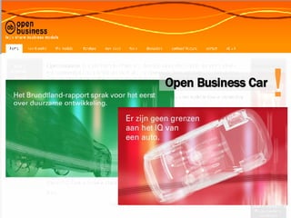 Open Business Car  ! 