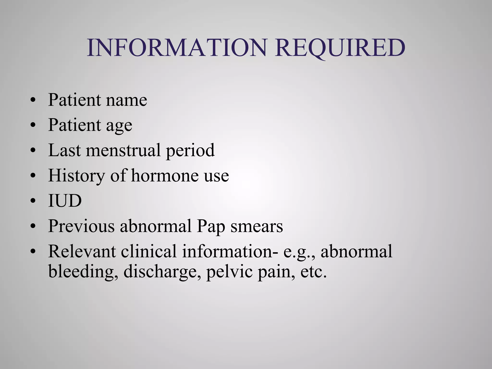 Management of abnormal pap test