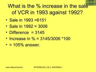 What is the % increase in the sale of VCR in 1993 against 1992?  Sale in 1993 =6151 Sale in 1992 = 3006 Difference  = 3145 Increase in % = 3145/3006 *100  = 105% answer.  