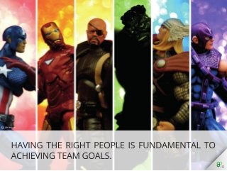 Having the right people is fundamental to achieving team goals.
 
