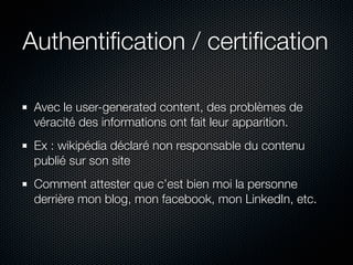 Management de son Identité Numérique