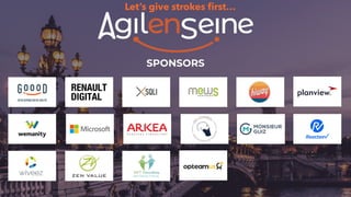 SPONSORS
Let’s give strokes ﬁrst…
 