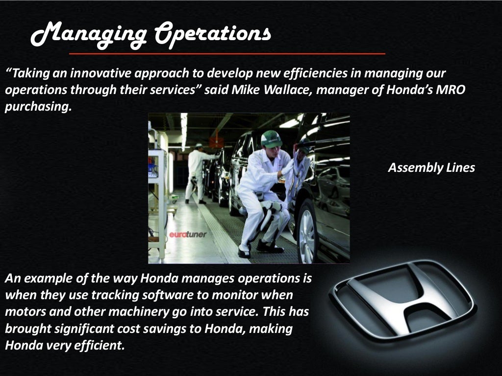 Honda Management and Organization