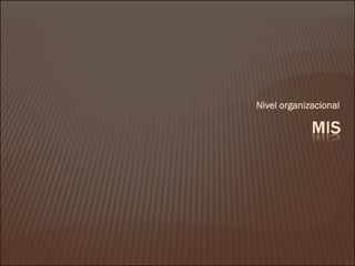 Nivel organizacional 