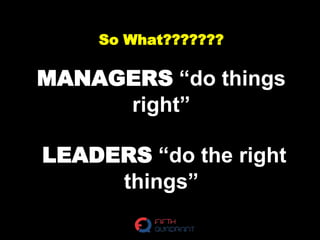 Management ~ Leadership