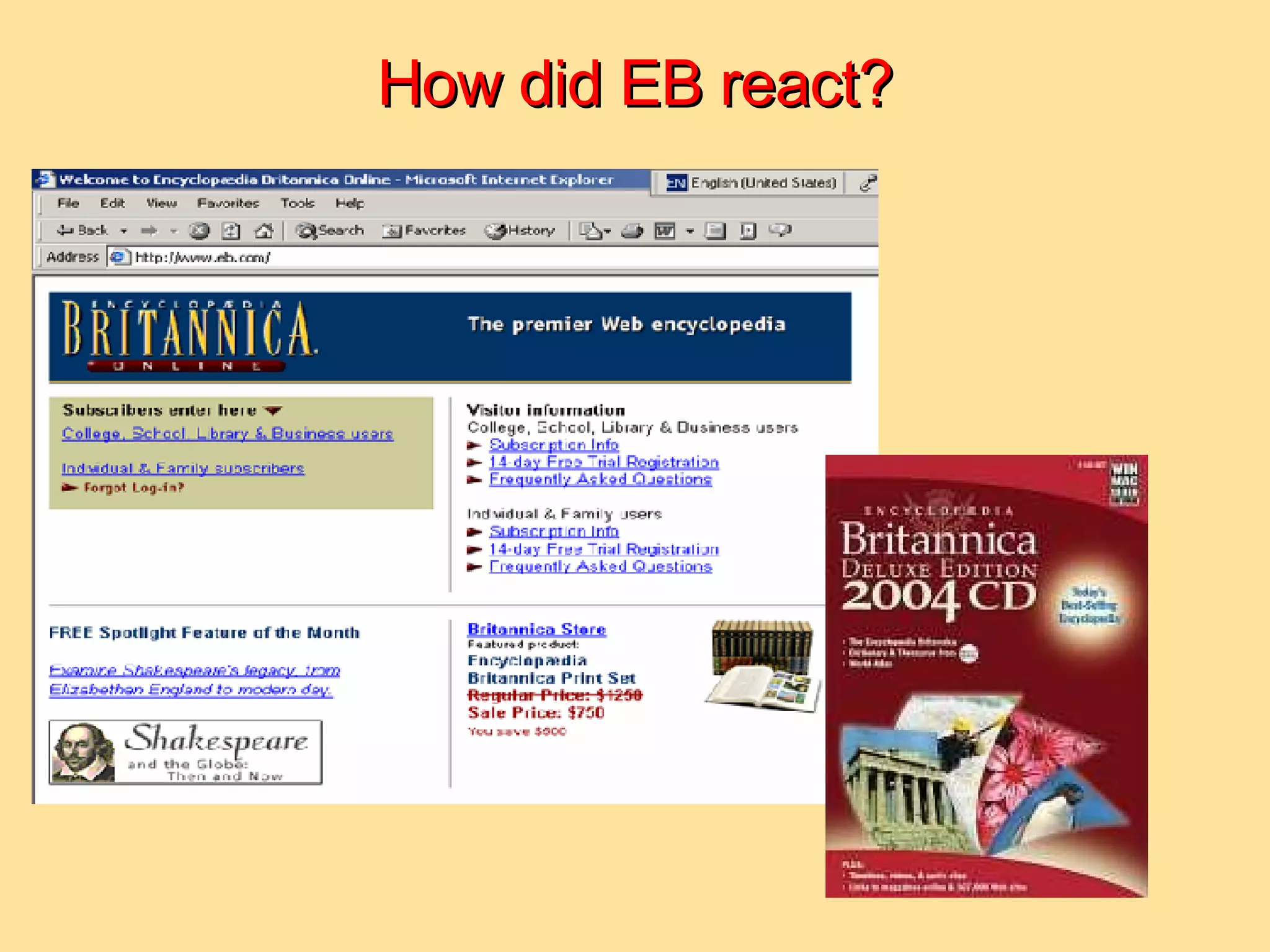 And who is the leader in Knowledge  TODAY ? 